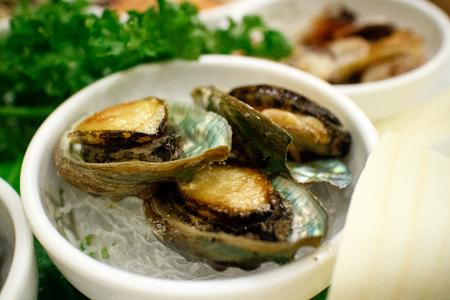 abalone sashimi